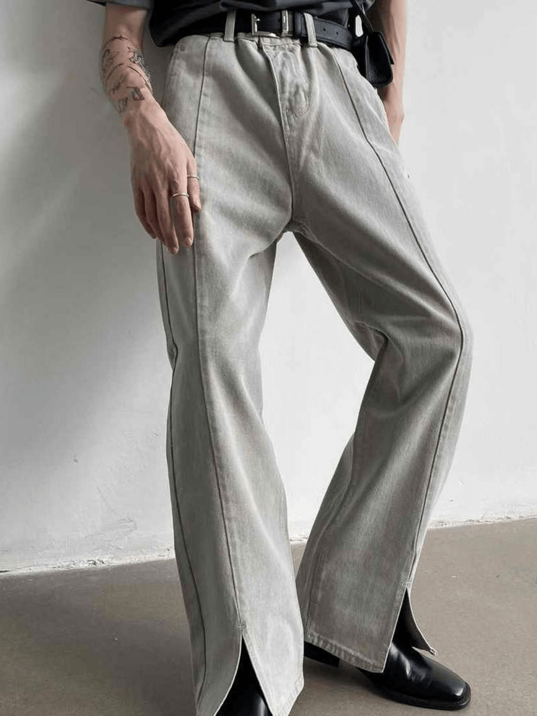 Center Slit Denim  FE0431