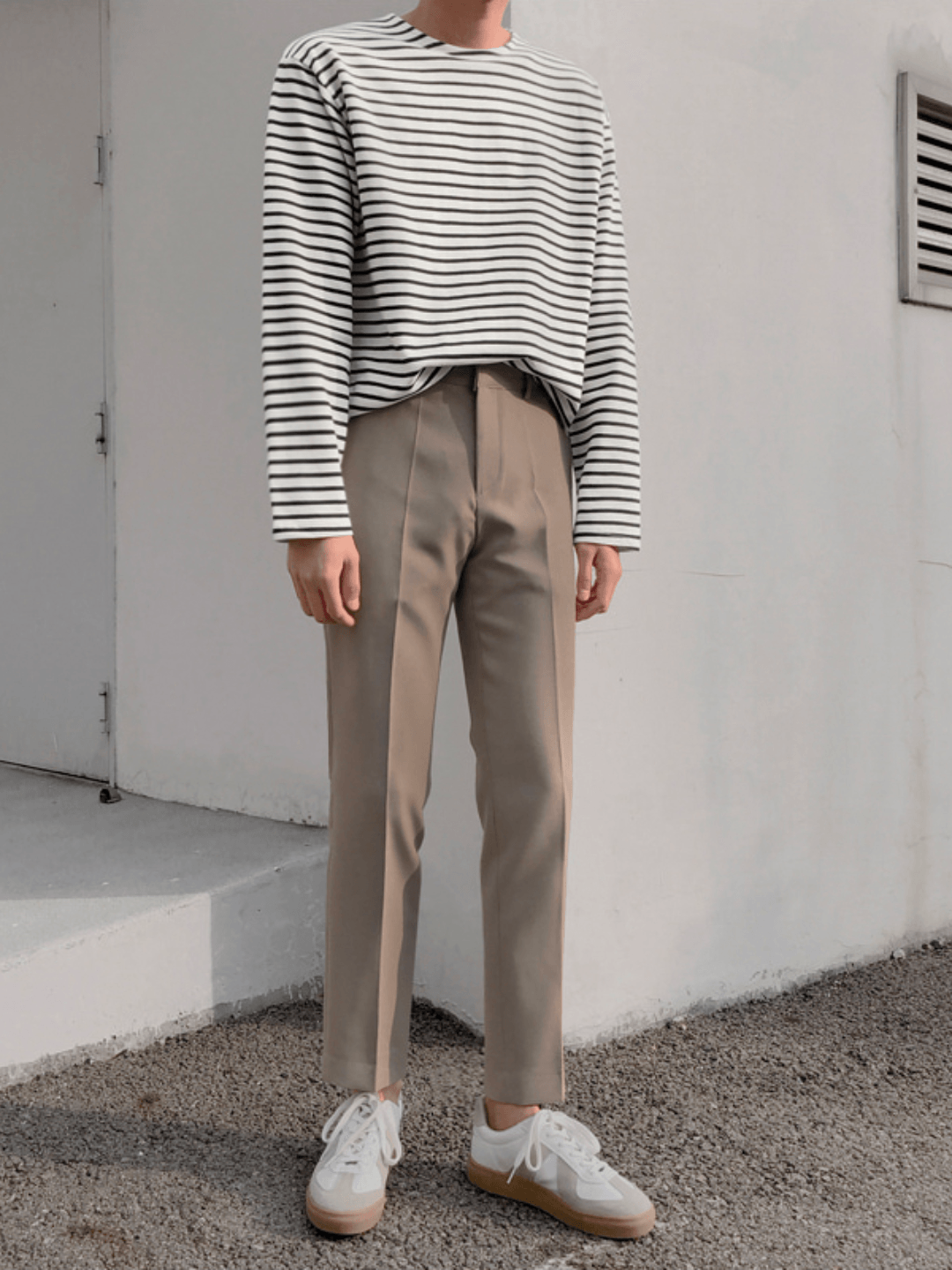 [MRCYC] border long T-shirt  FE0543