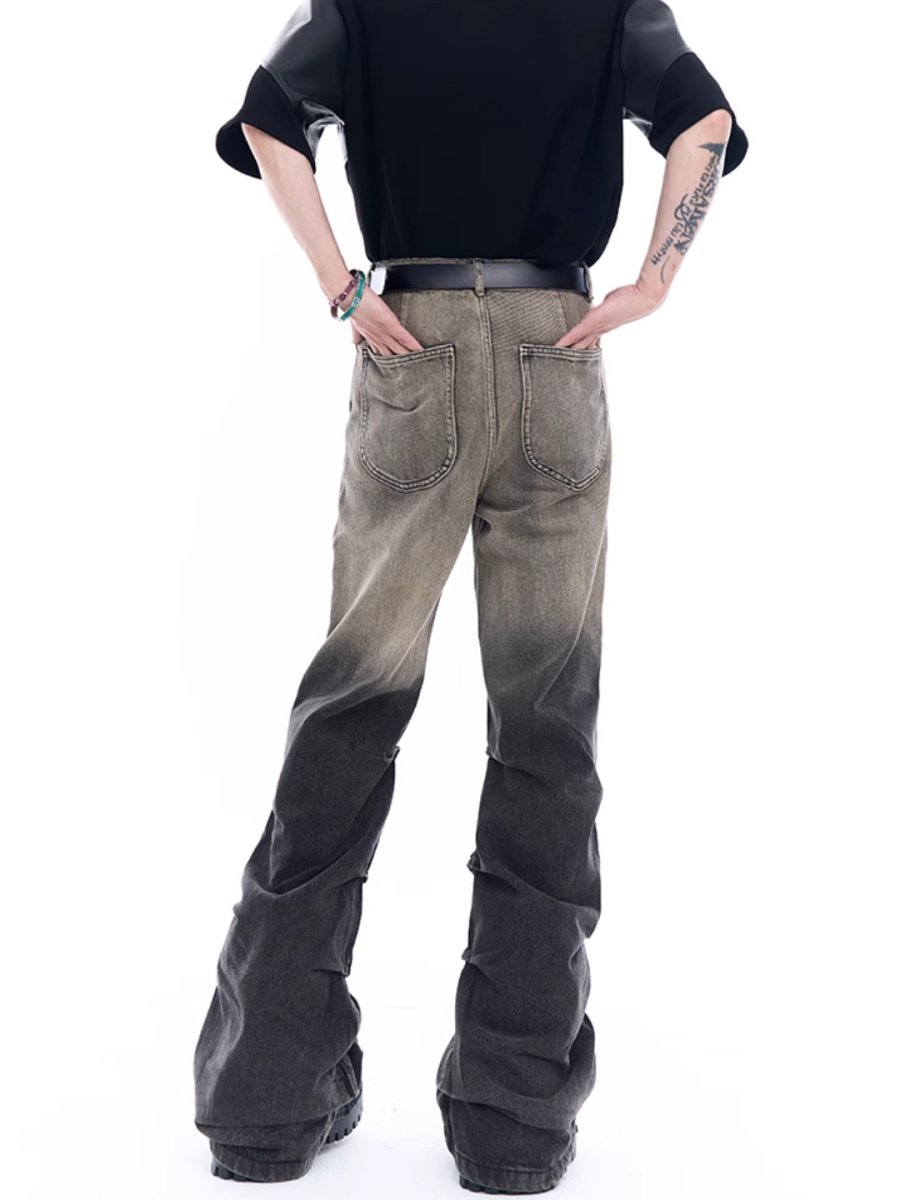 damage denim pants  FE0433