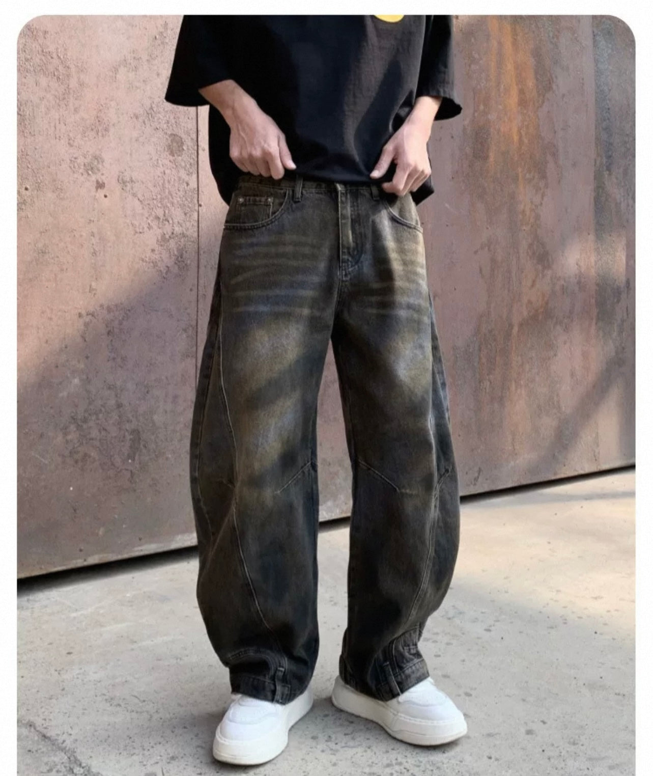 Men’s American Vintage Wide-Leg Jeans  FE0099