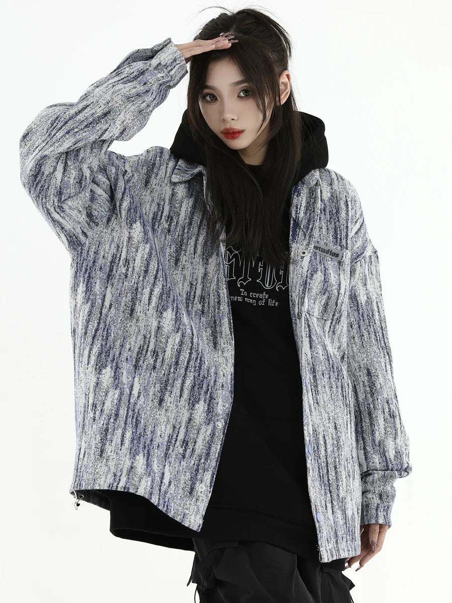 [INSstudios] WASHED DENIM JACKET  FE0120