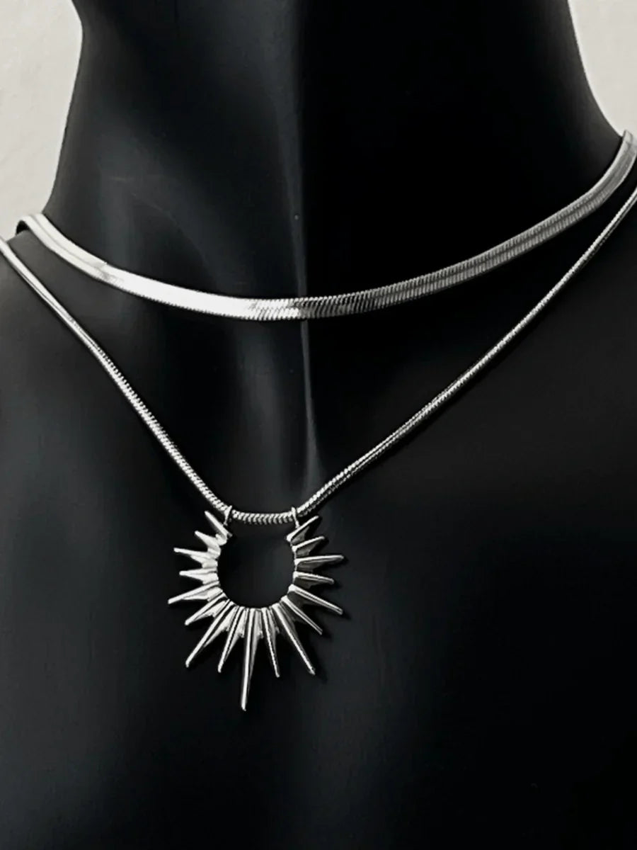 STEEL LUXURY NECKLACES   FA116