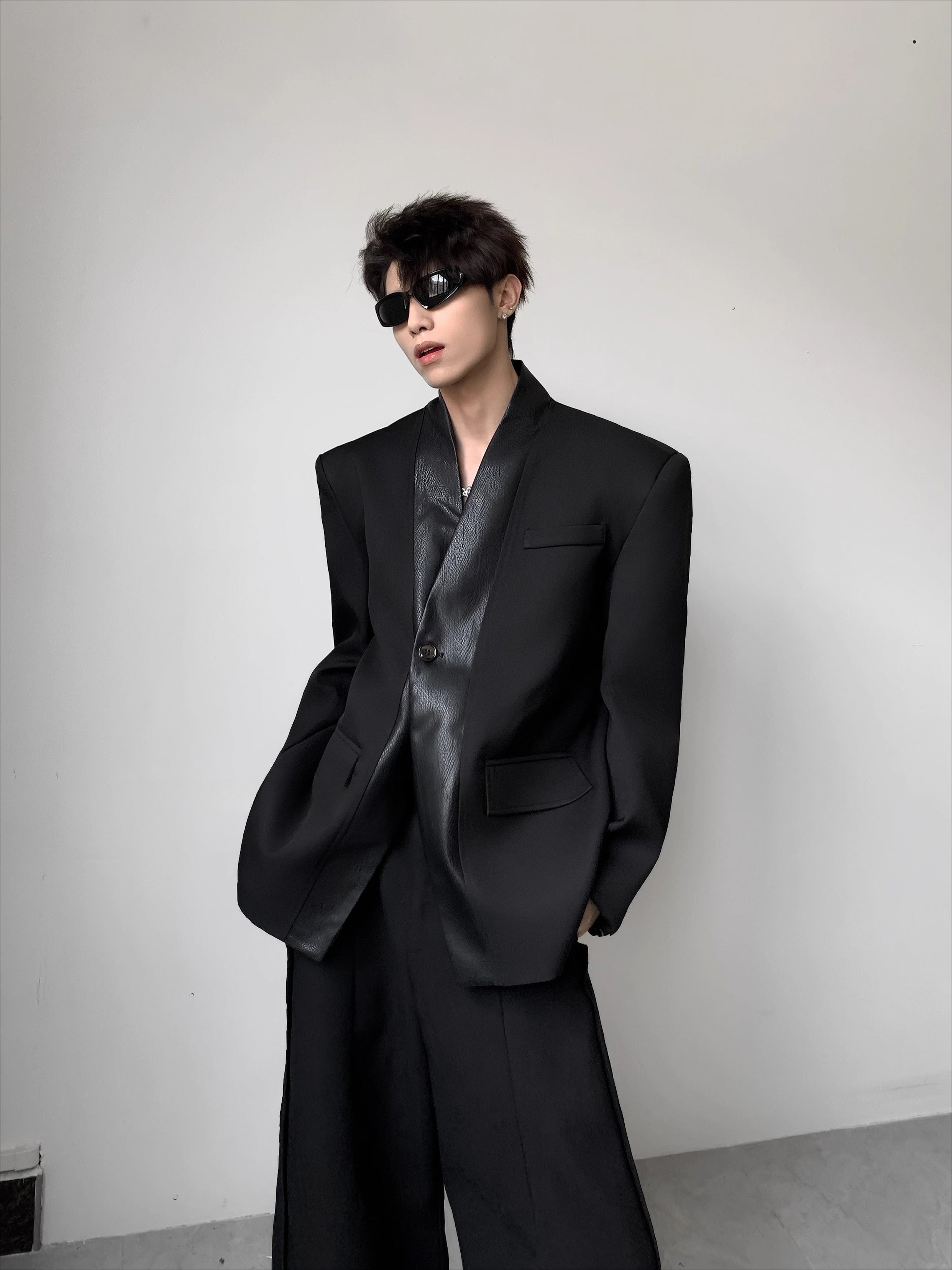 men's autumn high-end silhouette suit  FE0598