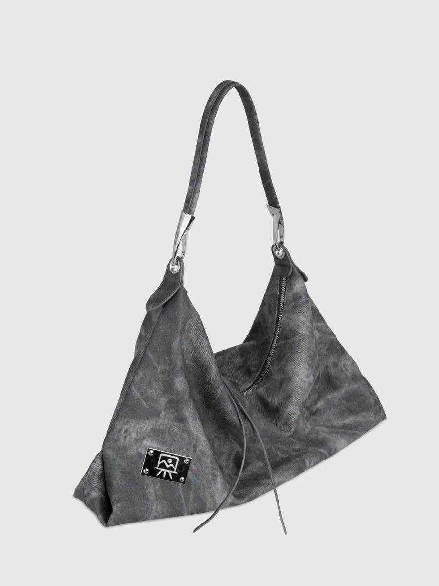 [LUCKYSTUDIO]LARGE SOFT LEATHER SHOULDER CROSSBODY BAG   FA113