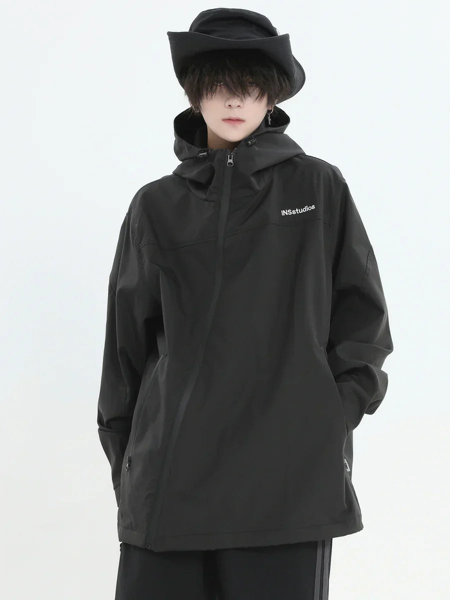 [INSstudios] AMERICAN OBLIQUE ZIPPER FE0482