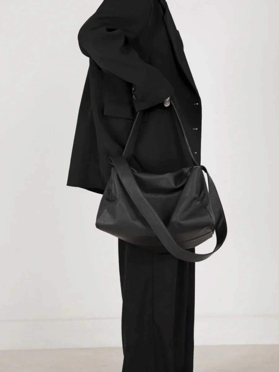 CROSSBODY SOFT LEATHER SHOULDER BAG   FA090