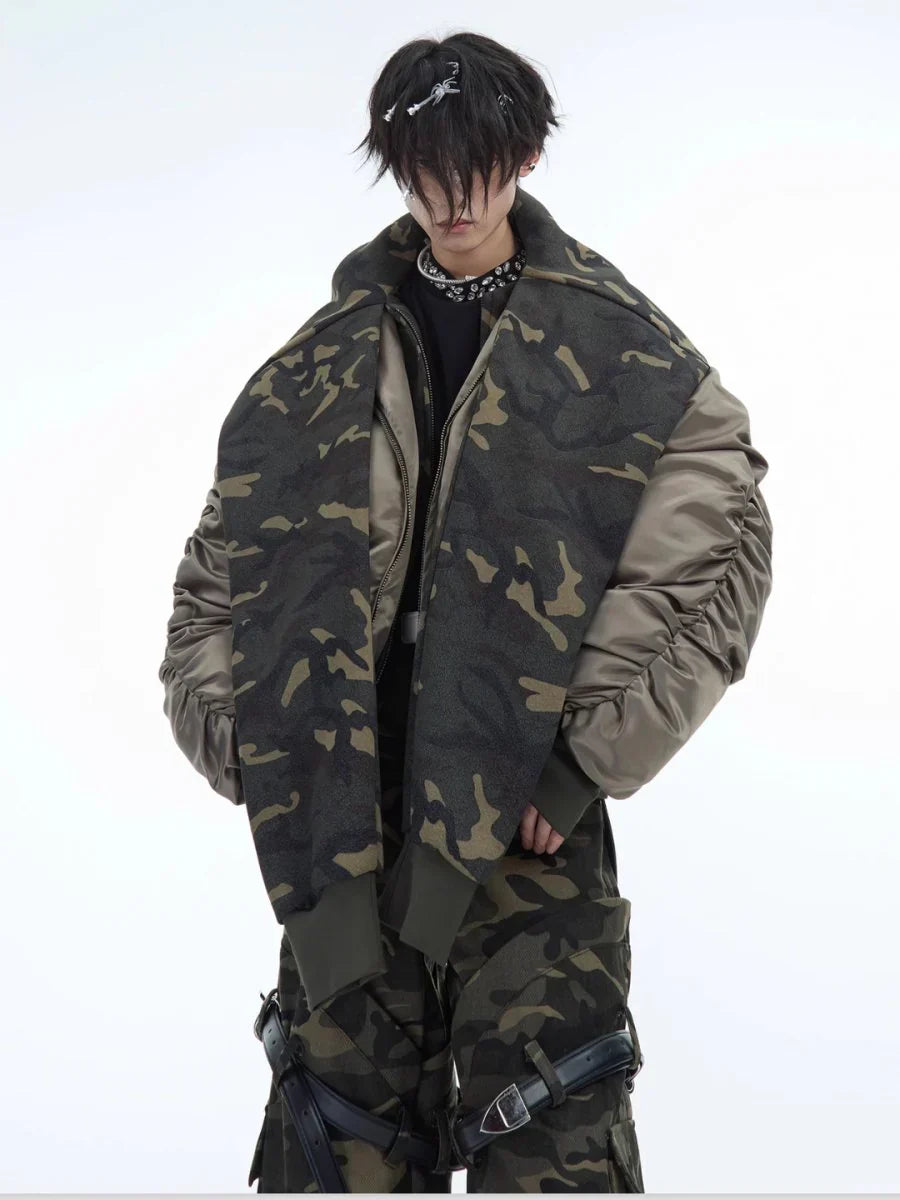 [CULTUREE] CAMOUFLAGE COTTON JACKET FE0488