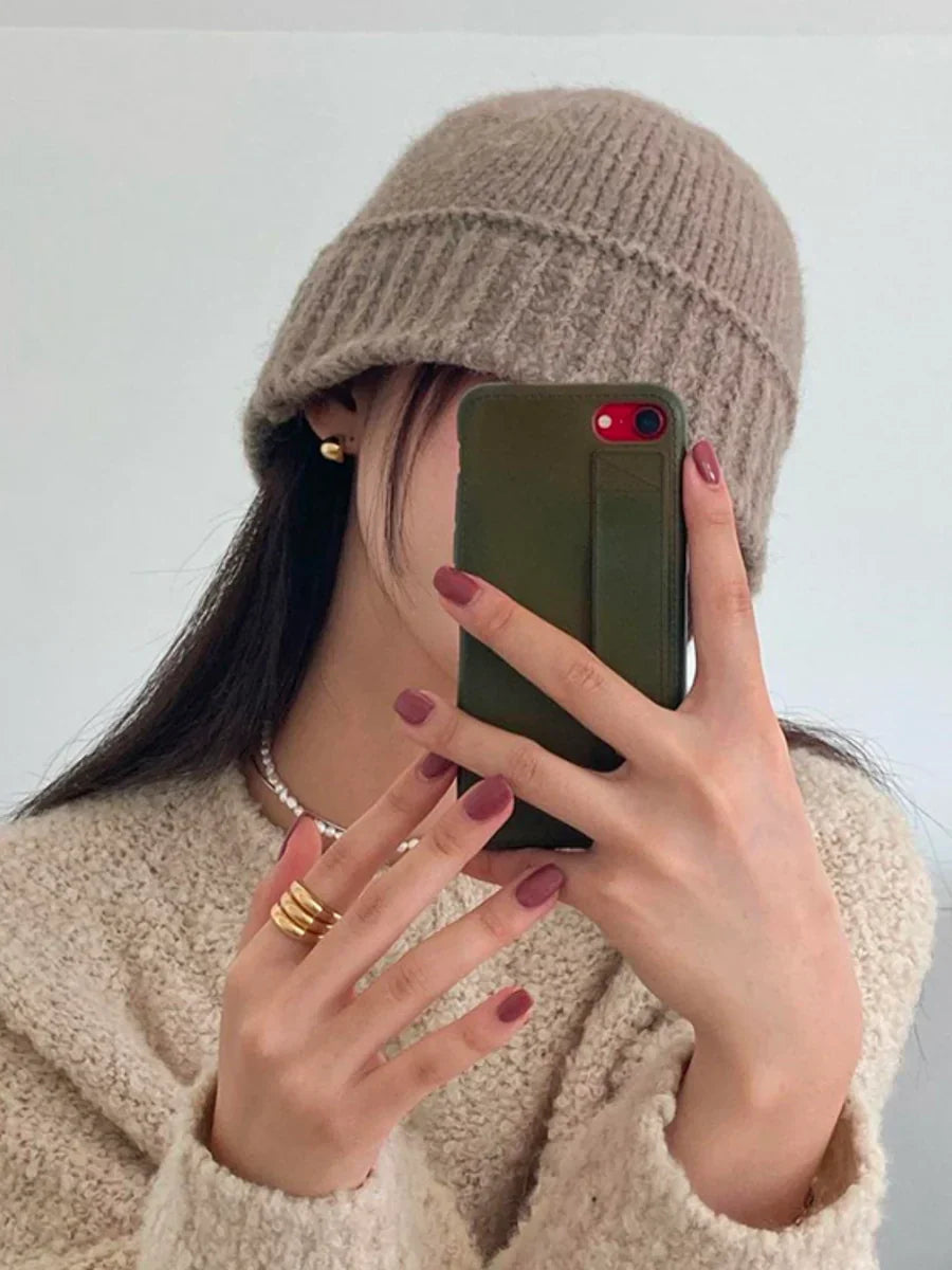 KNIT BUCKET HAT   FA115