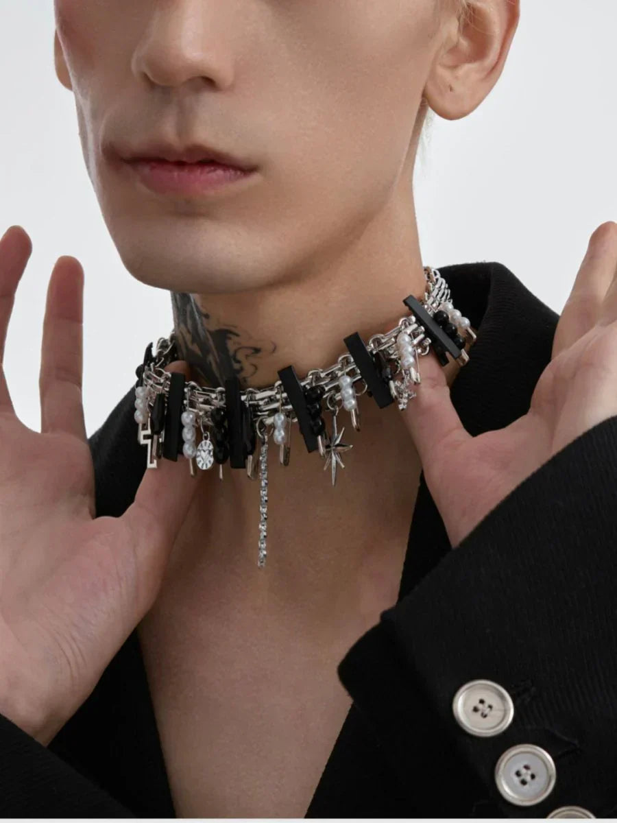 [STRUC TON] STRUC TON PUNK NECKLACE   FA102