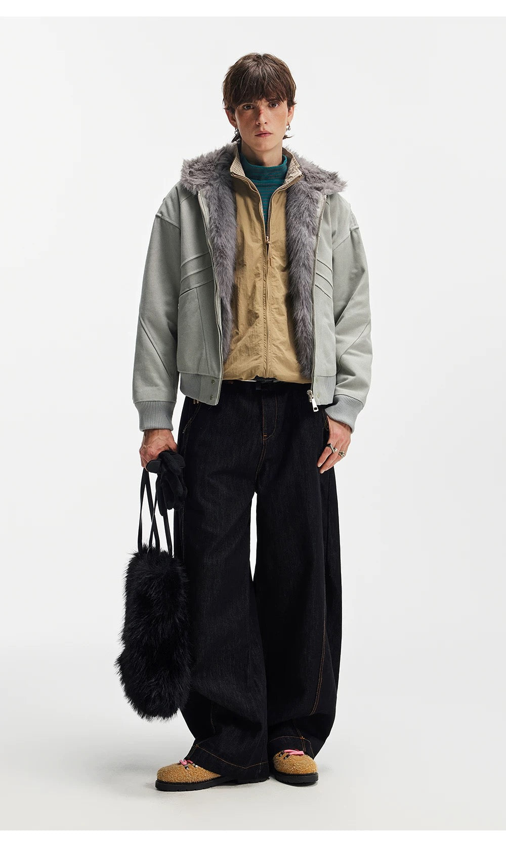 American Vintage Boxy Hooded Padded Jacket   FE0347