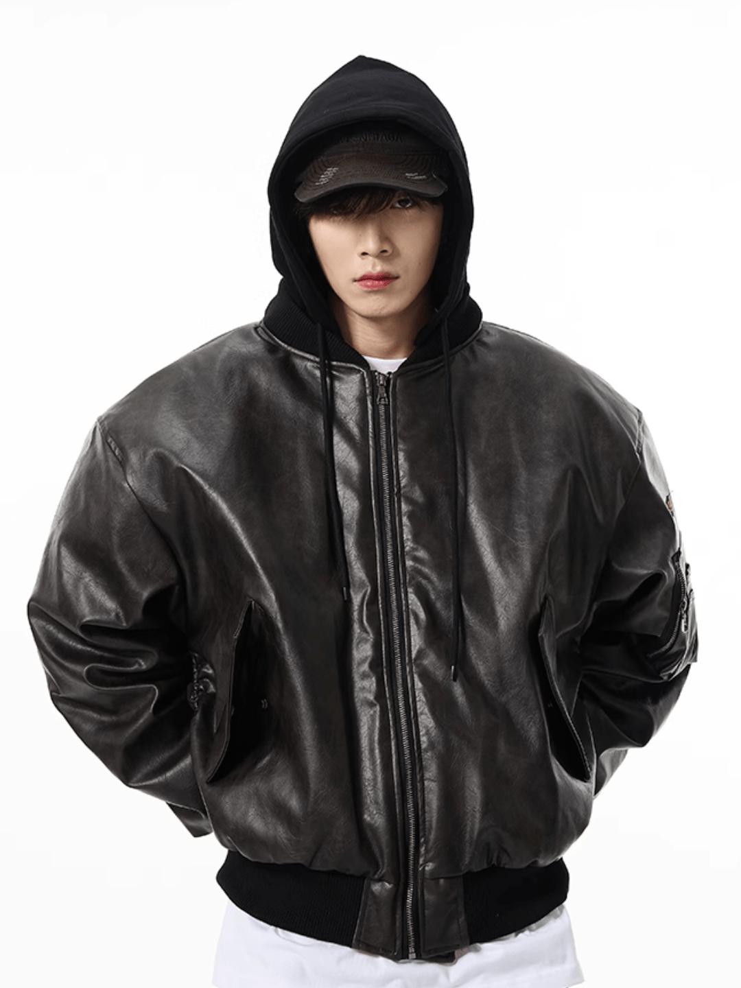 [motherfucker] American flight jacket leather jacket FE0620