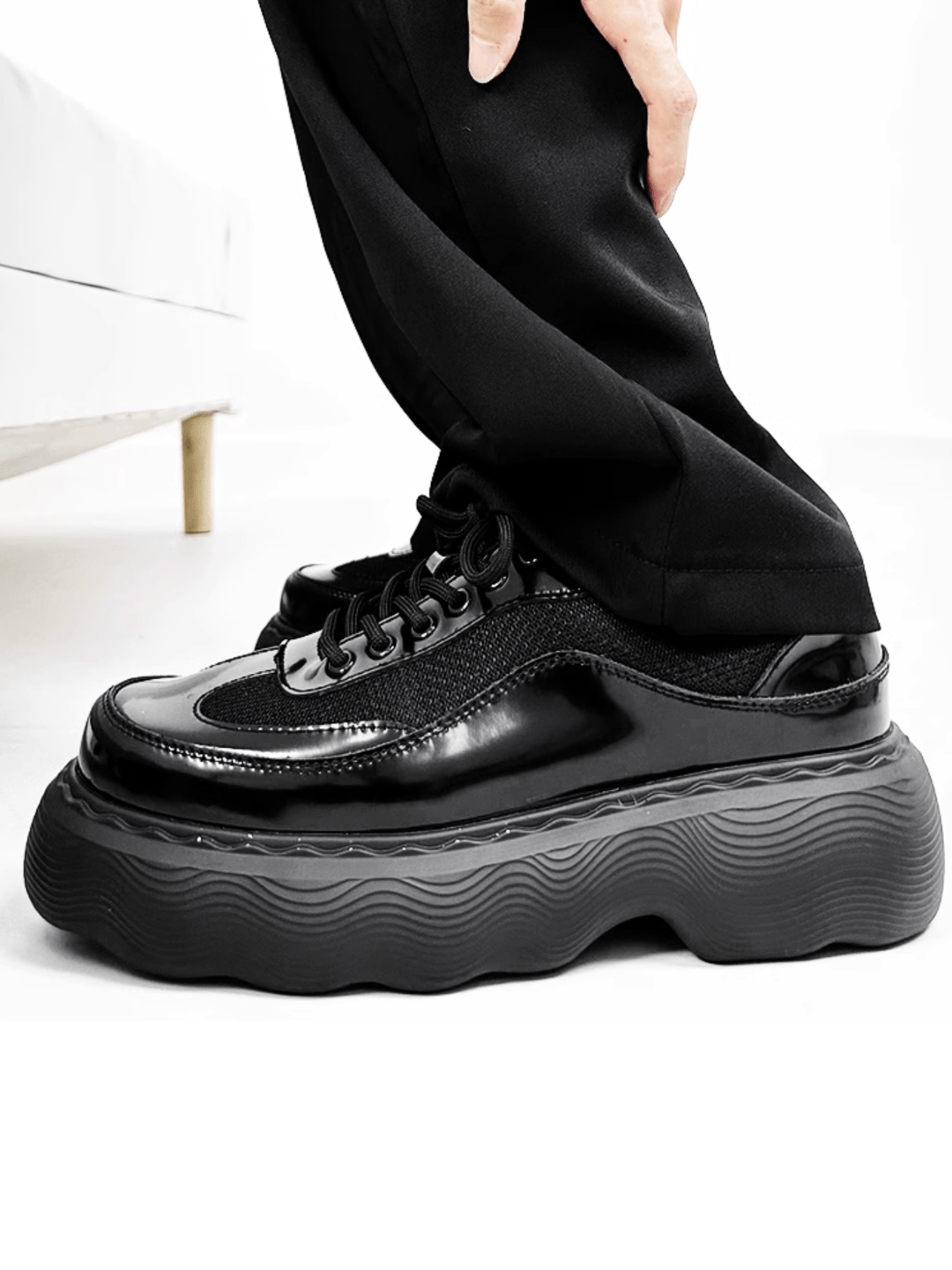 British style genuine leather derby shoes S054