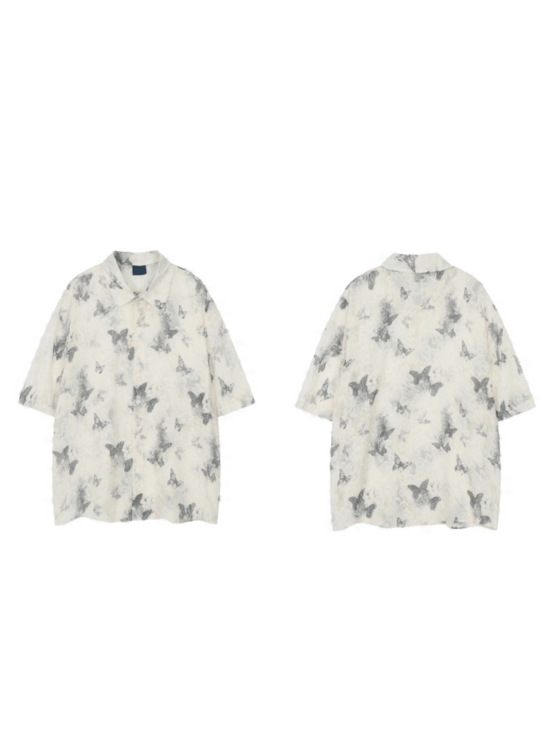 [Mz] butterfly design shirt   FE0562