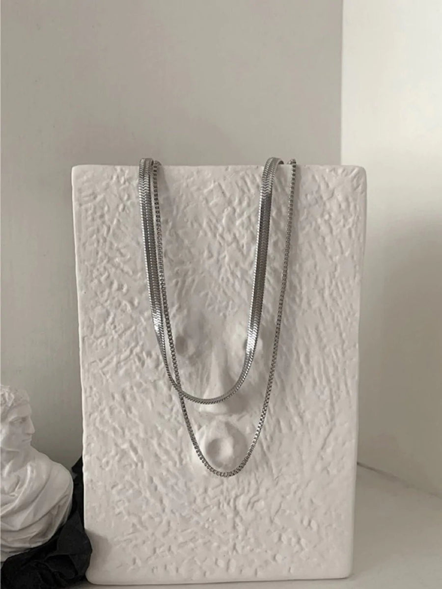 SILVER NECKLACE   FA120