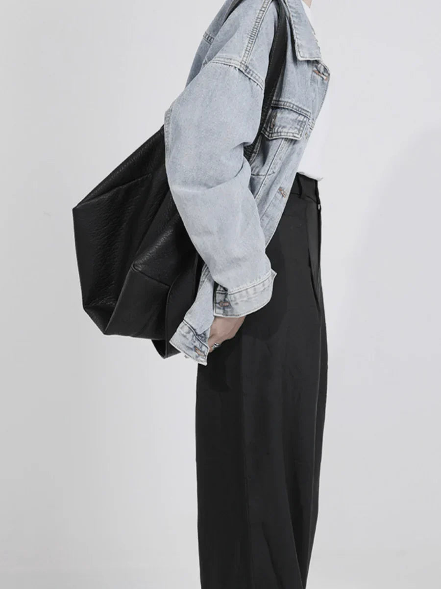 CROSSBODY SOFT LEATHER SHOULDER BAG   FA090