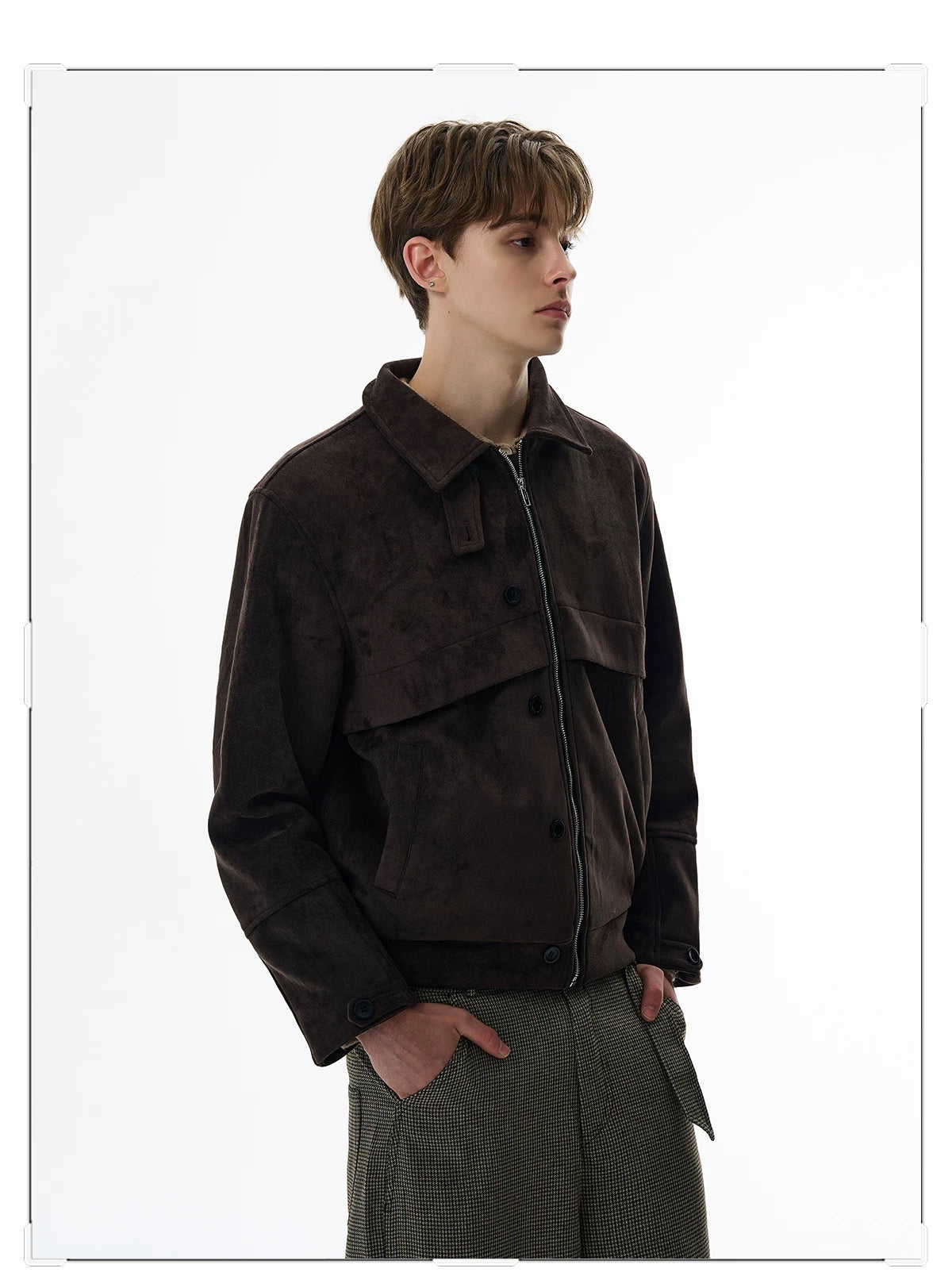 American Retro Suede Jacket  FE0349