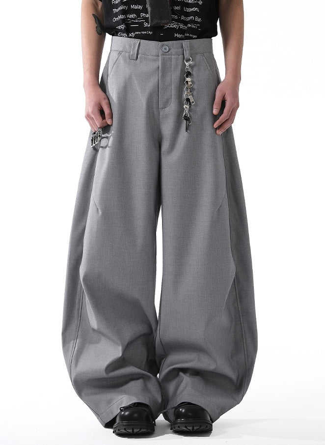 DRAPED PLEAT WIDE TROUSERS FE0408