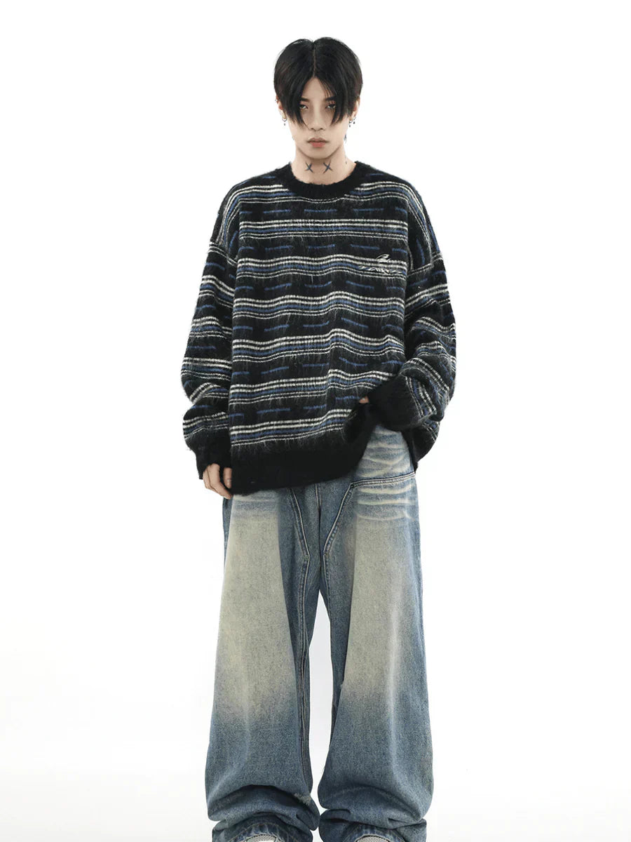 [MRNEARLY] ADVANCED SENSE OF ROUND NECK SWEATER  FE0651