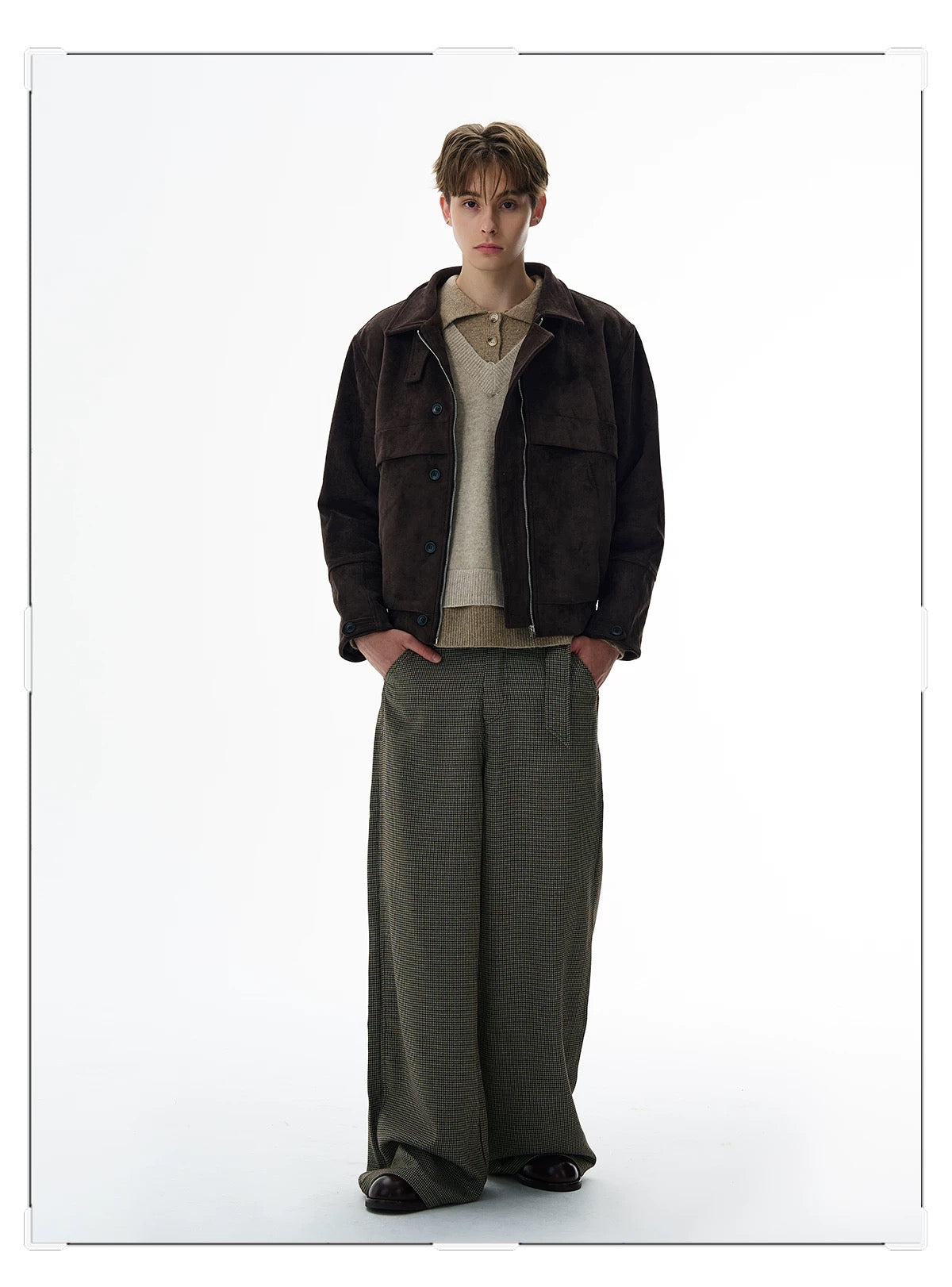 American Retro Suede Jacket  FE0349