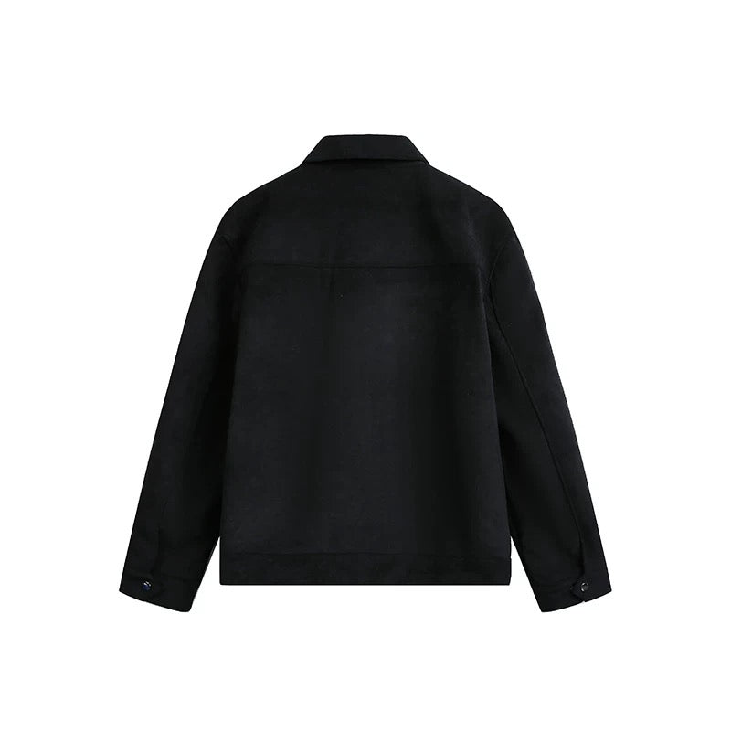 Men’s Vintage American Suede Collar Jacket   FE0077