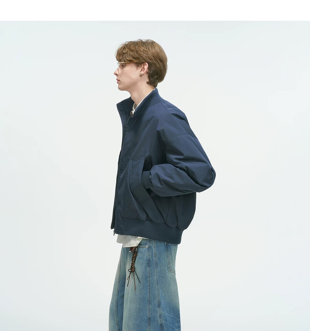 Stand Collar Down Jacket – Minimalist Warm Puffer for Winter Street Style   FE0073