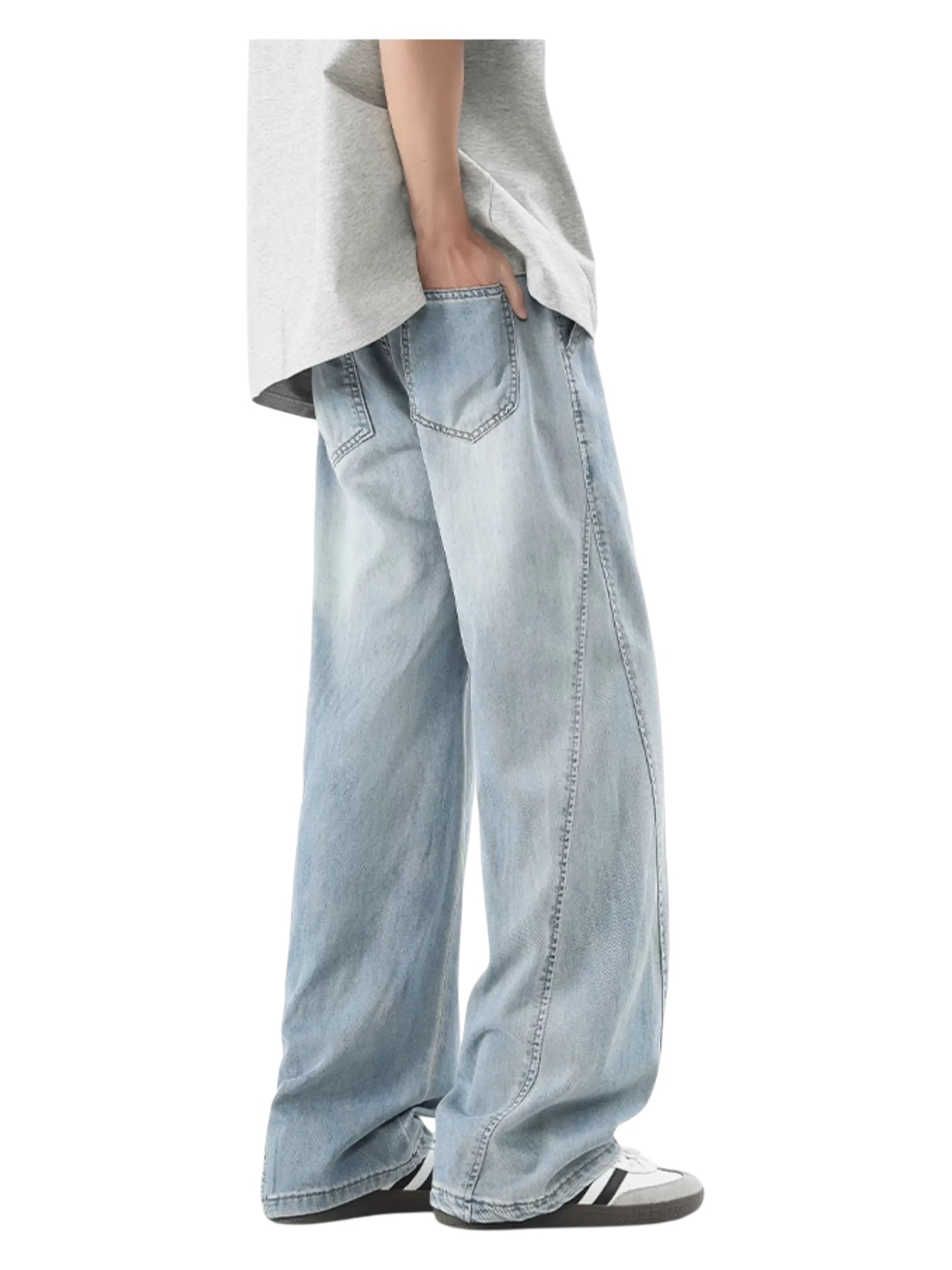 CLEANFIT DRAPE JEANS   FE0151