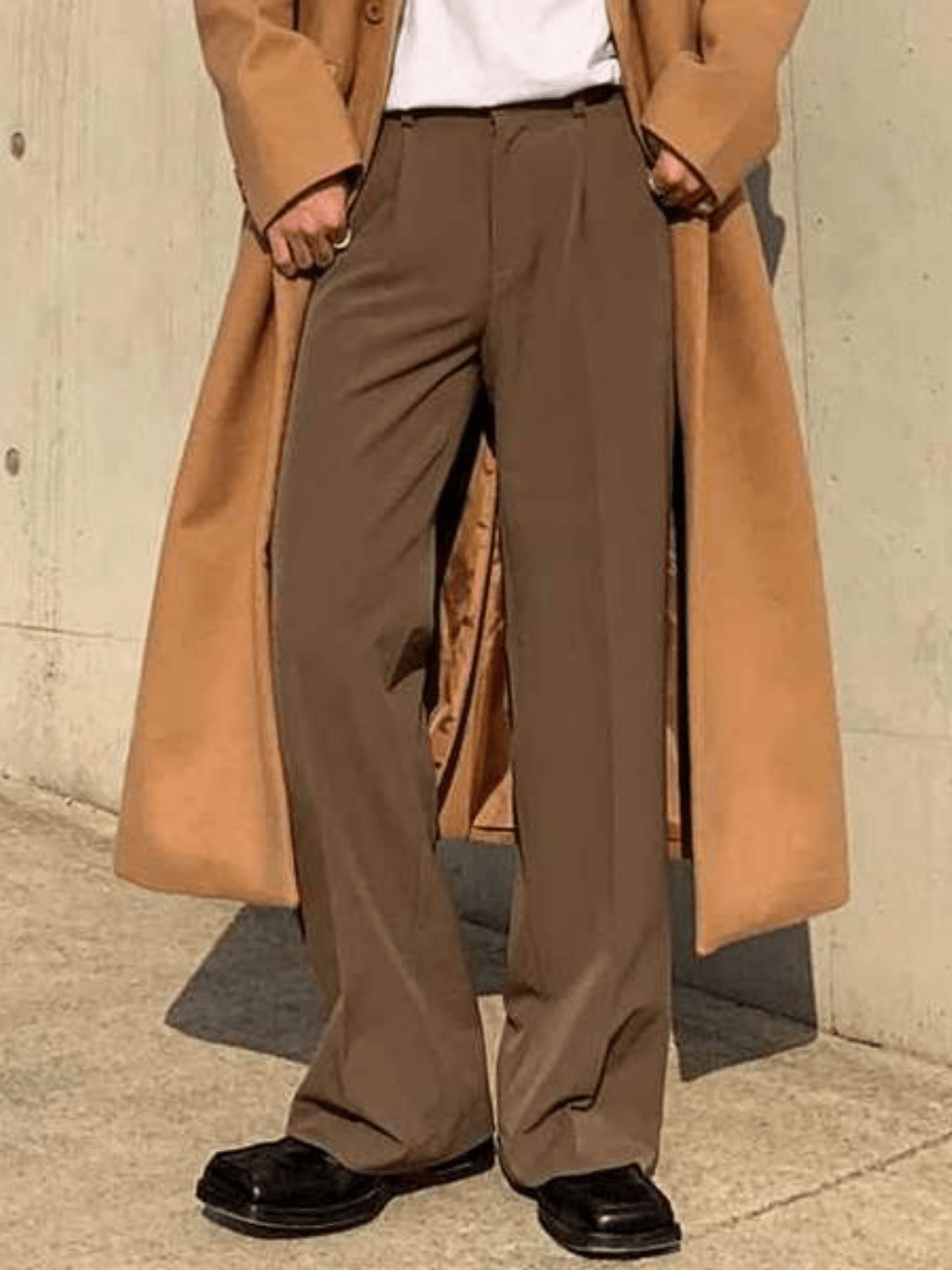Loose Silhouette Flare Slacks FE0410