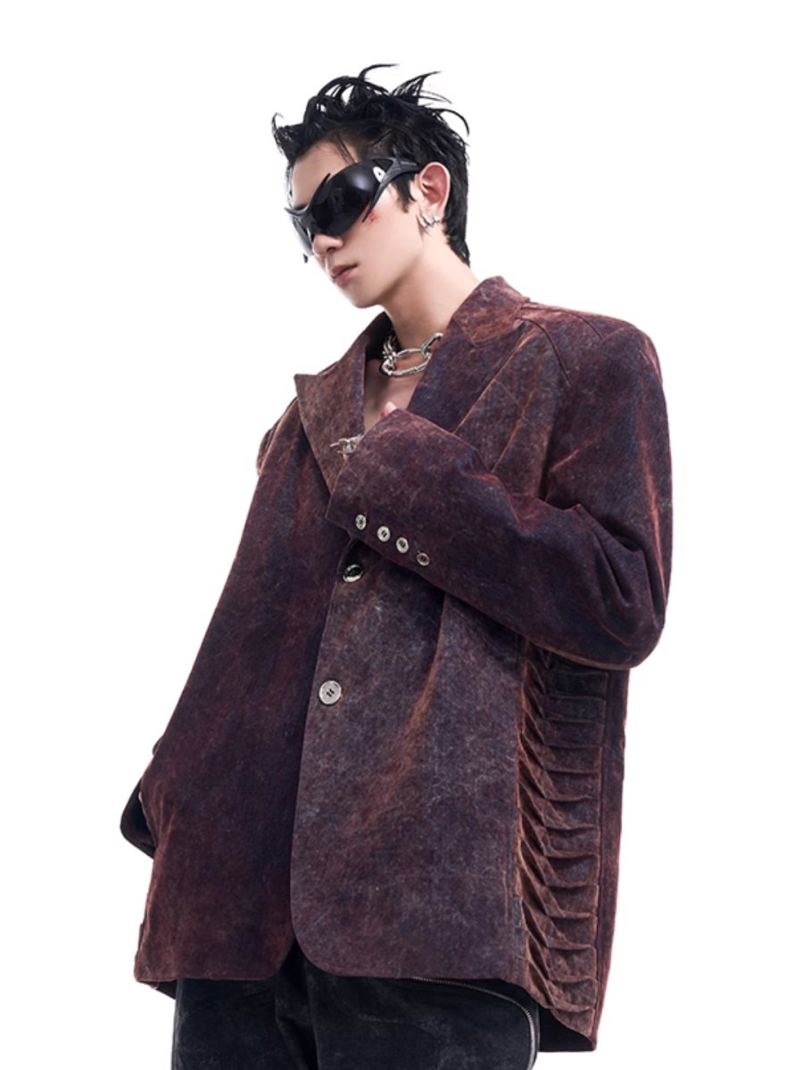 [STARTEXCEEDEND] denim suit jacket FE0605