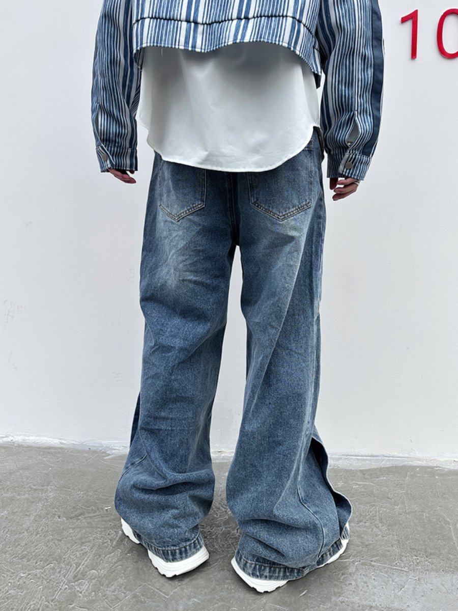 straight wide-leg jeans  FE0109