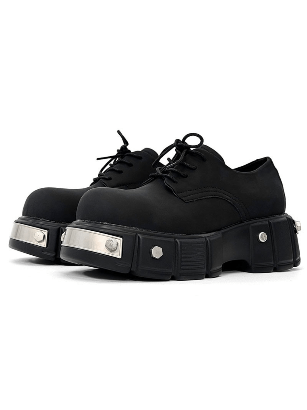 Head Round Toe Leather Shoes S041