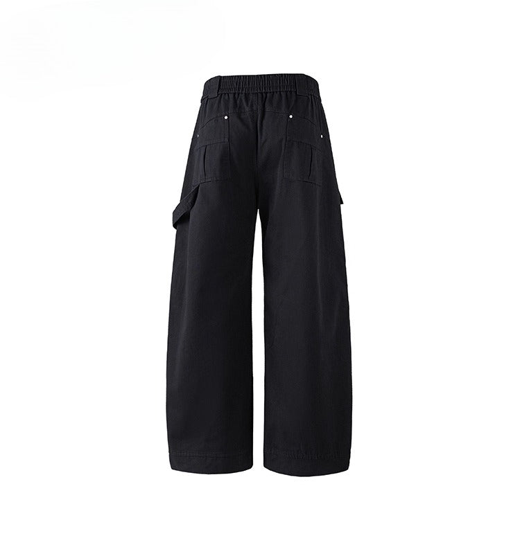 Semi-elastic loose overalls FE0690