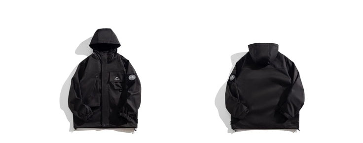 Large size casual hooded jacket   FE0670