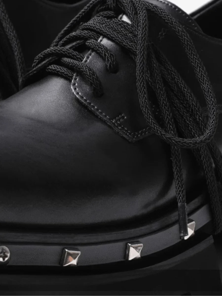 DESIGN SQUARE HEAD DERBY SHOES S021