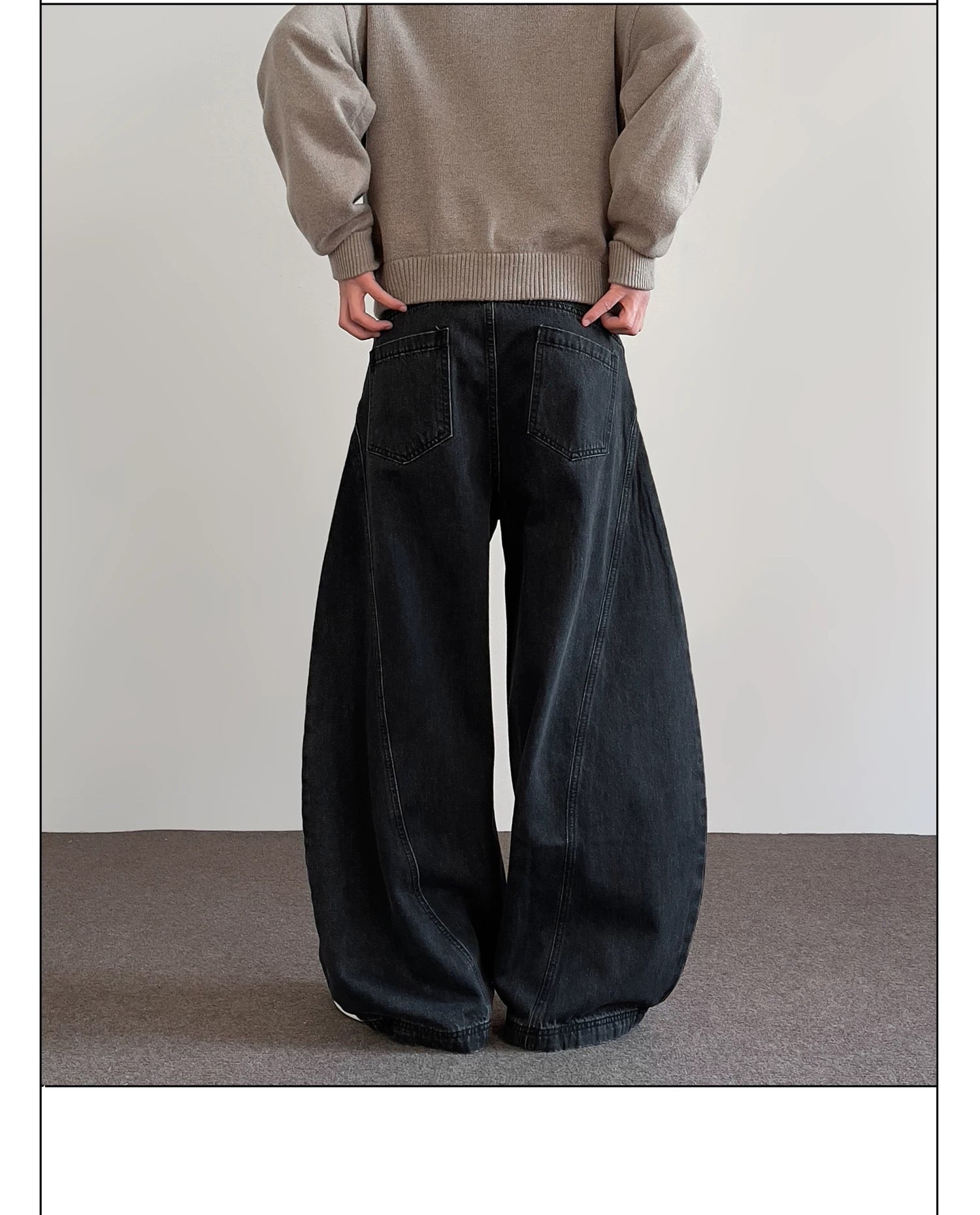 Men’s American Vintage Wide-Leg Denim Jeans FE0378