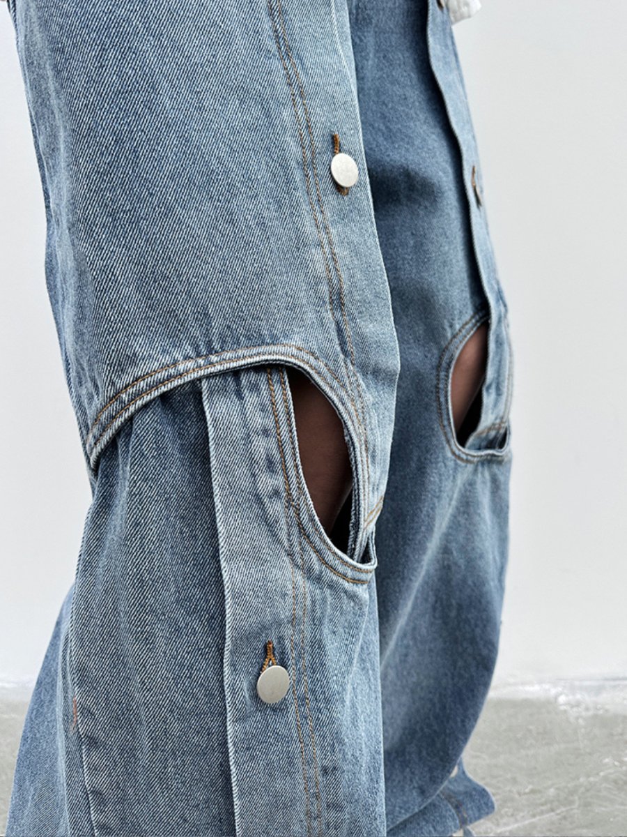 straight wide-leg jeans  FE0109