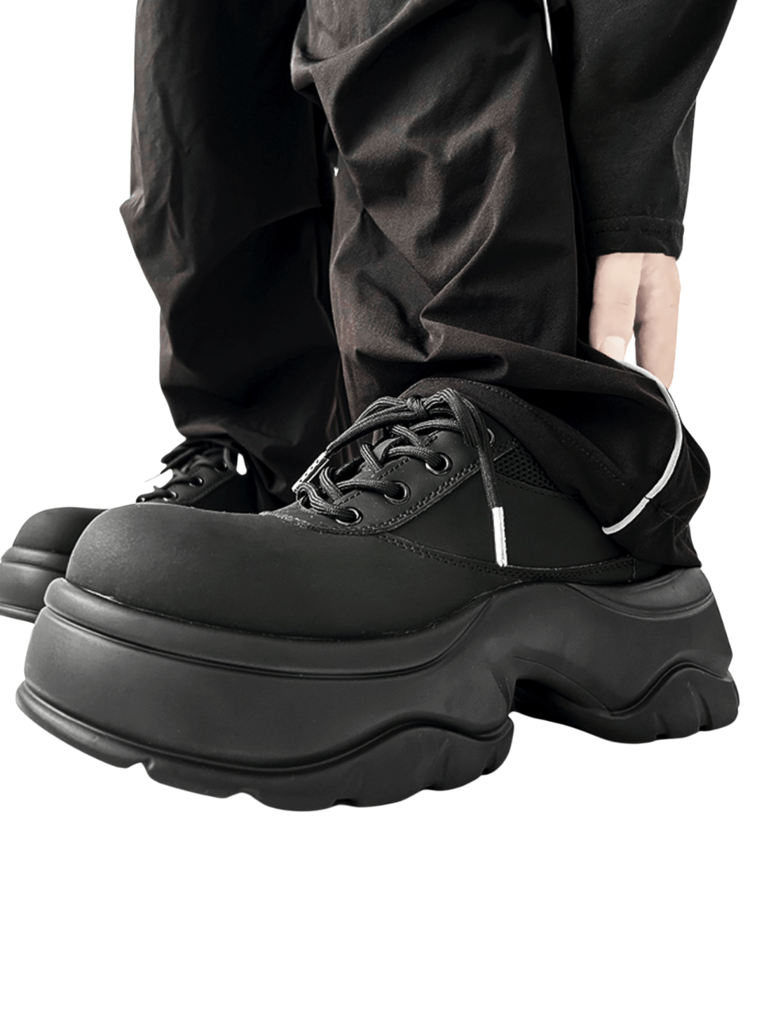 Thick-soled Derby Shoes S035