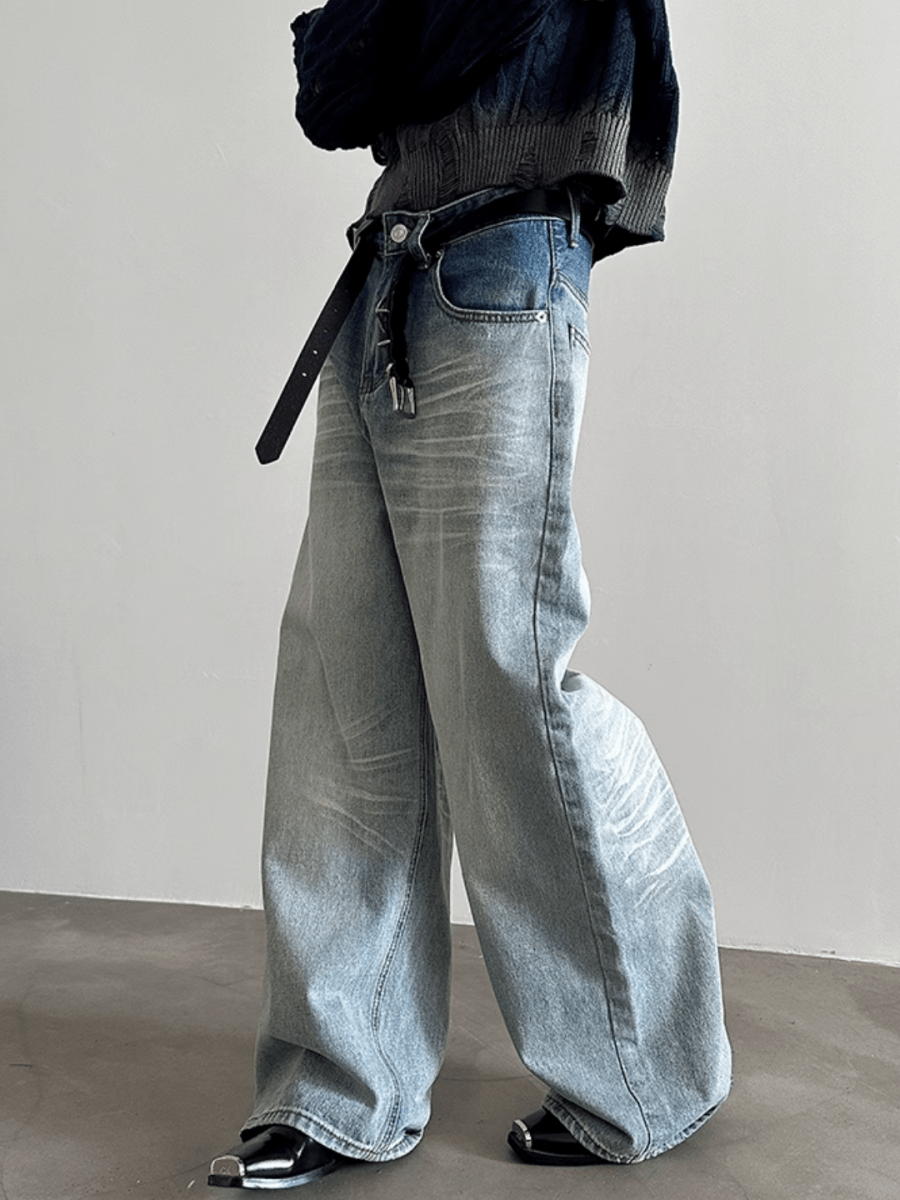 [GENESISBOY] Washed Jeans FE0438