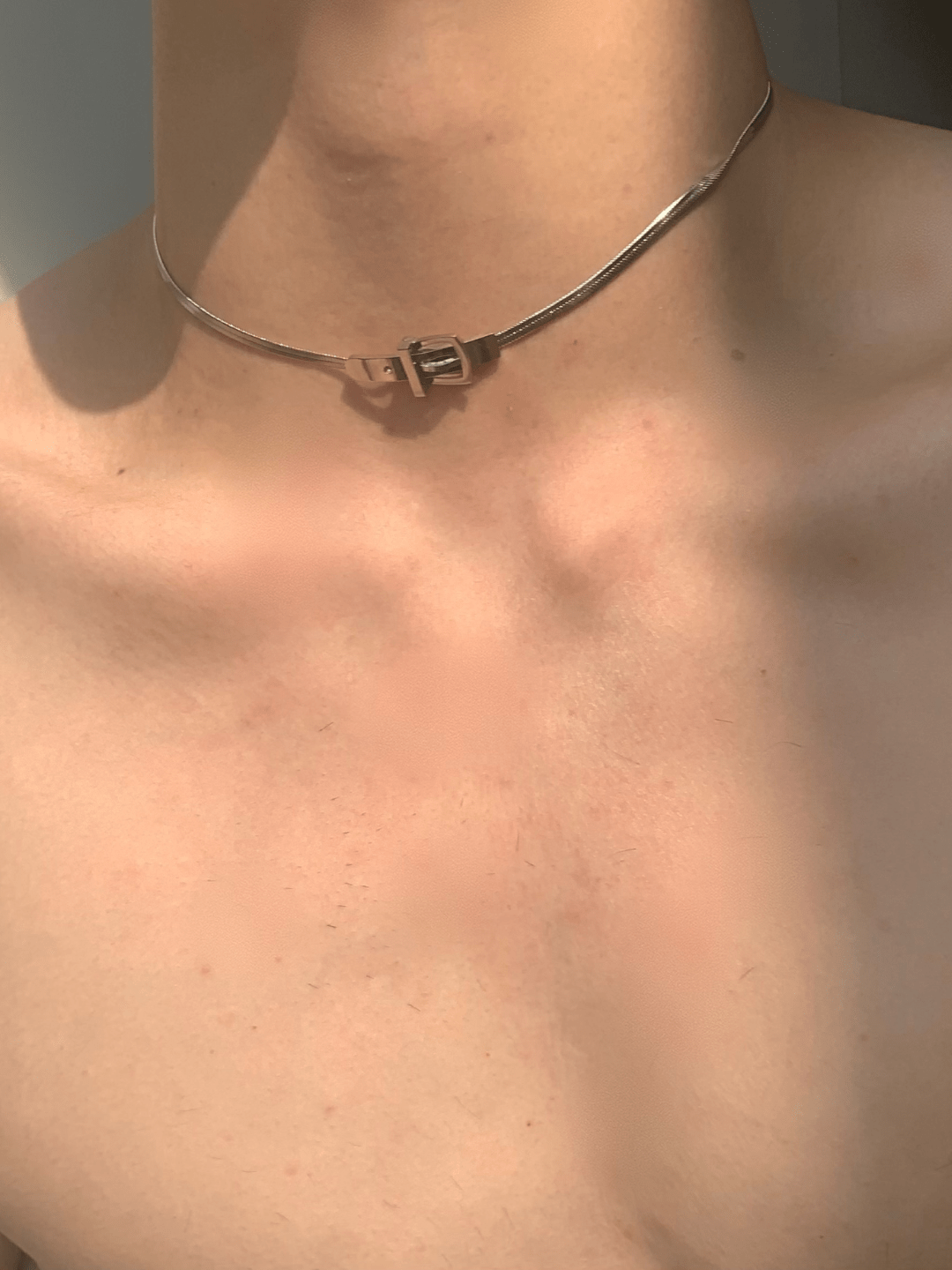 lose snake bone necklace   FA0079