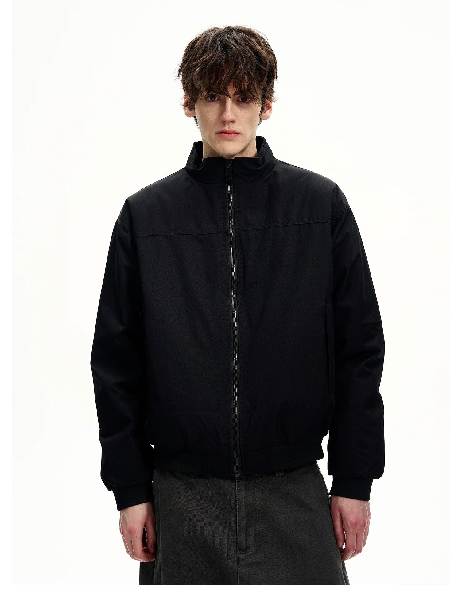 Men’s American Stand Collar Jacket  FE0097