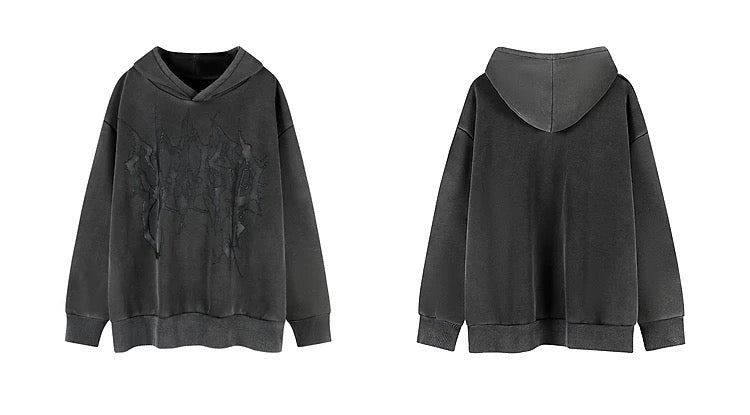 Men’s Vintage Washed Fleece Hoodie   FE0327