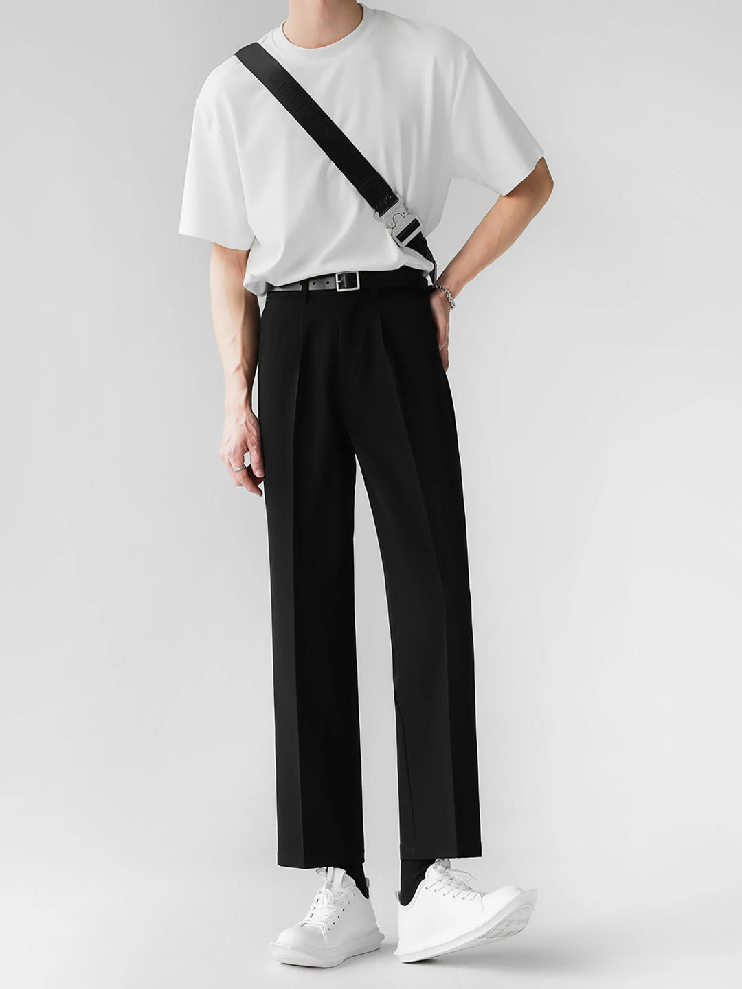 Straight slacks pants   FE0101