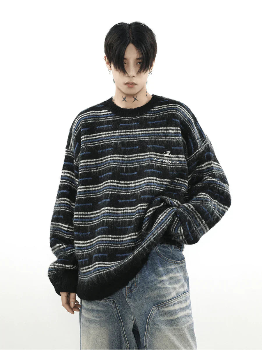 [MRNEARLY] ADVANCED SENSE OF ROUND NECK SWEATER  FE0651