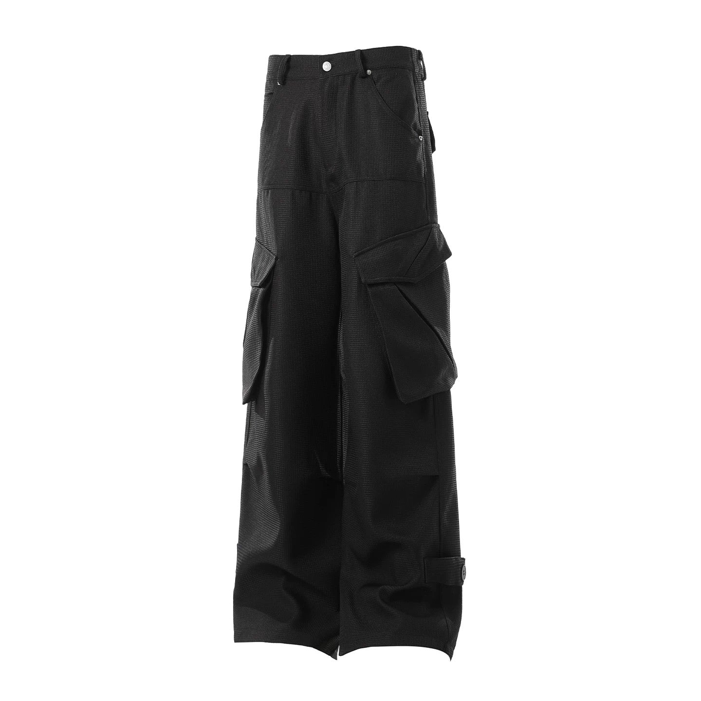 Men’s Straight-Leg Multi-Pocket Cargo Pants – American Vintage Utility Streetwear FE0026