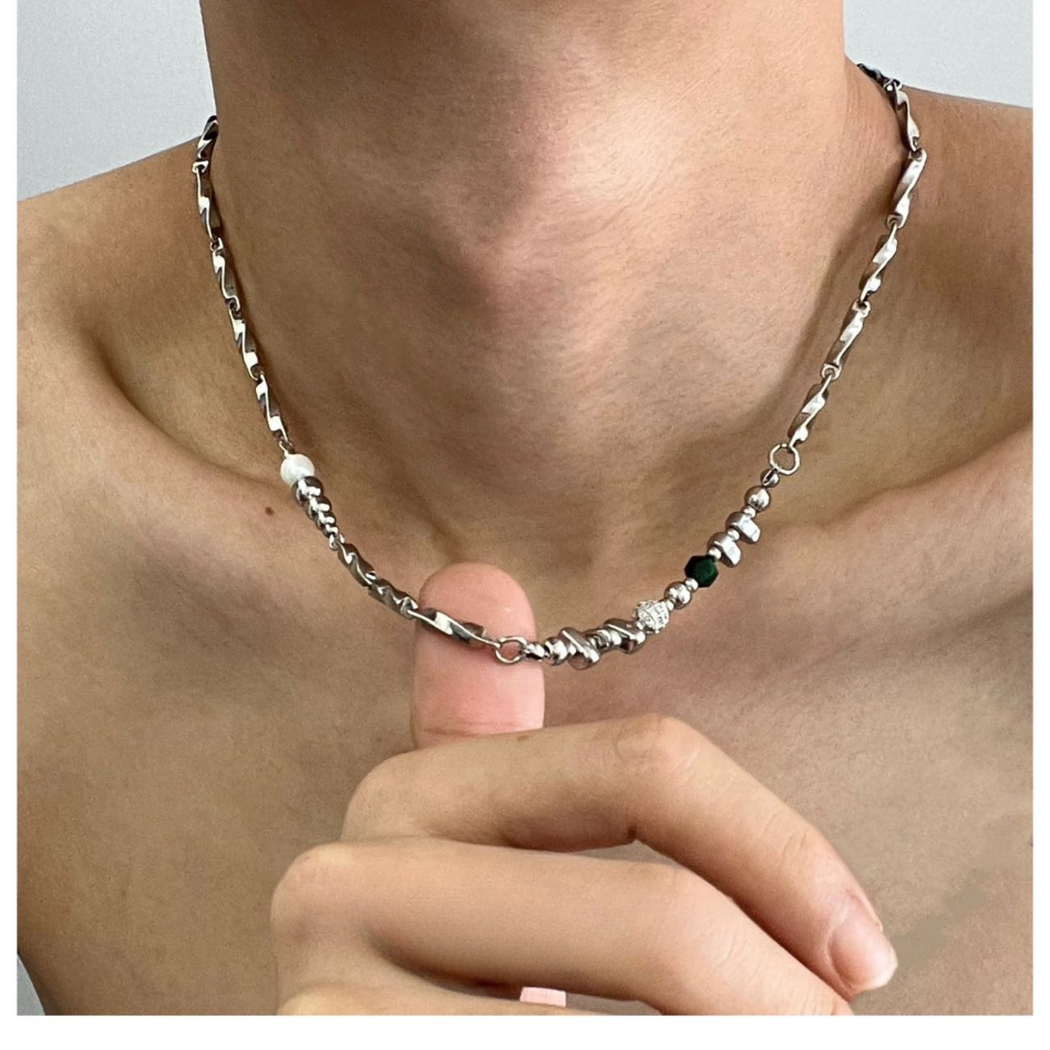 Men’s Hip Hop Titanium Steel Necklace | Non-Fading Designer Chain with Minimalist High-End Style FA066