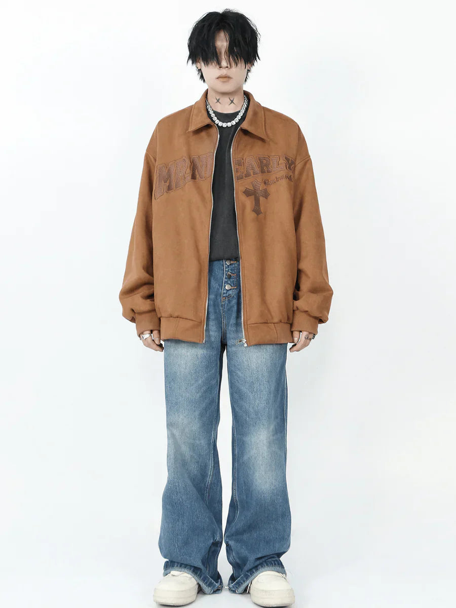 [MRNEARLY] SUEDE VINTAGE JACKET  FE0456
