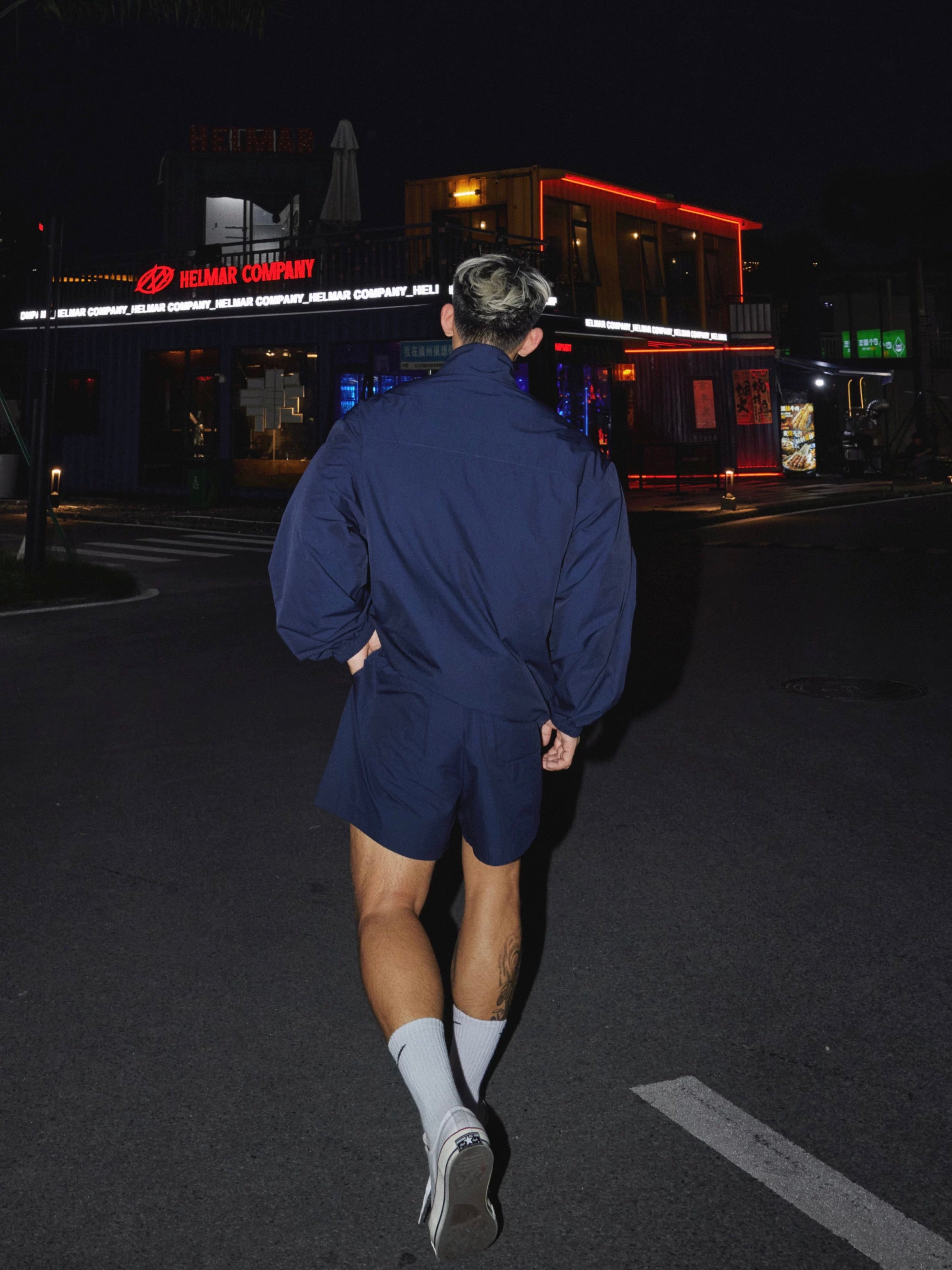 Men’s Retro Sport Lounge Set | Lightweight Fall Tracksuit with Loose Pullover & Shorts  FE0278