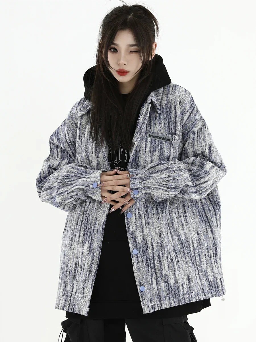 [INSstudios] WASHED DENIM JACKET  FE0120
