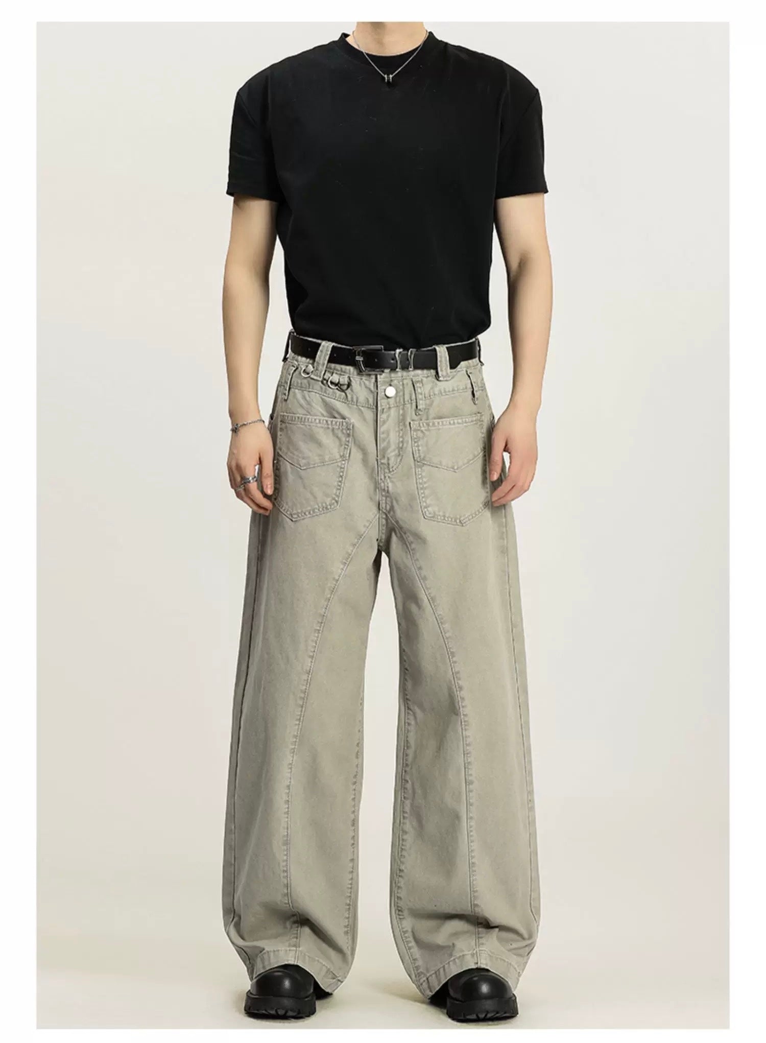 Men’s Vintage American Straight-Leg Cargo Pants  FE0343