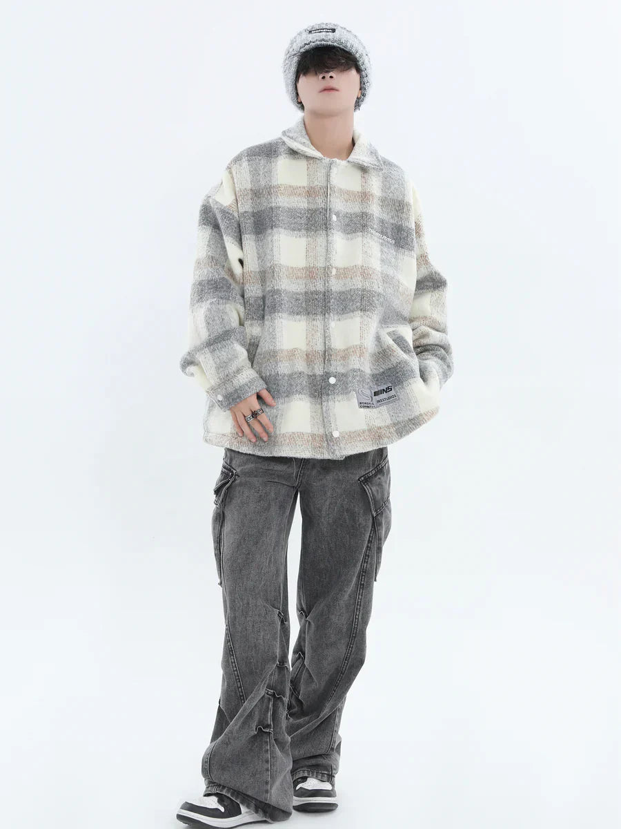 LOGO LOOSE LAPEL JACKET   FE0119