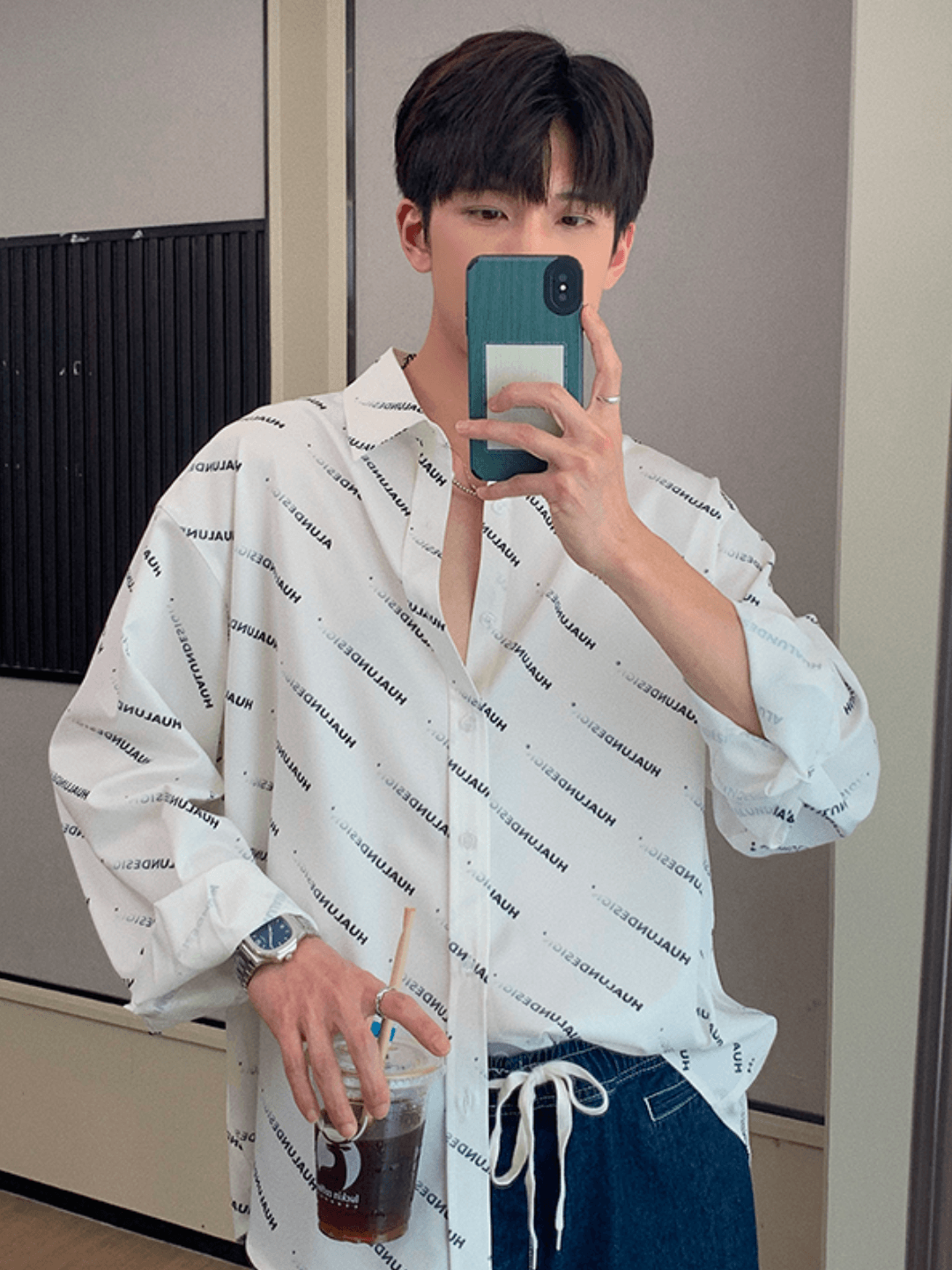 [HUALUN] Silk trend shirt FE0548